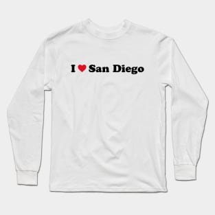 I Love San Diego Long Sleeve T-Shirt